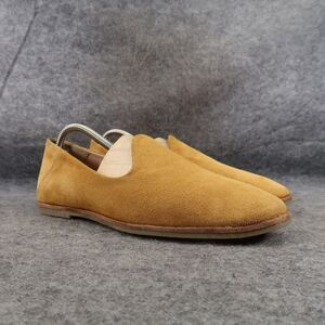Seychelles Shoes Women 8.5 Loafer Slip On Suede Yellow Classic Fashion Boho Flat